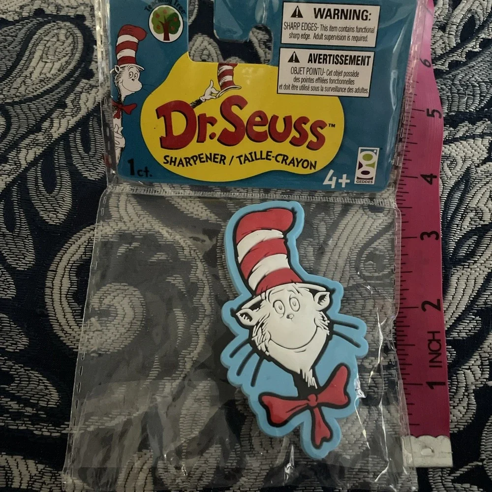Dr. Seuss Pencil Crayon Sharpeners‎ Set Of 3 (Thing 1 & 2 Green Eggs Cat N Hat)